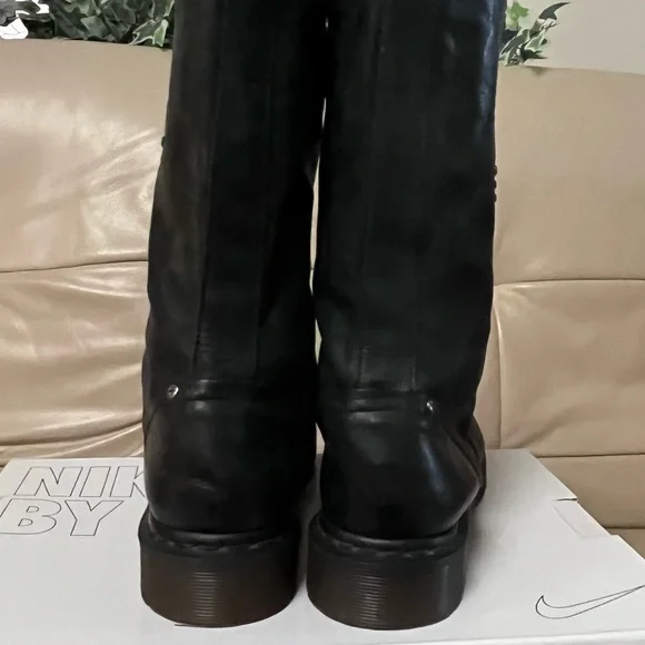 Dr Marten's Vintage RARE Boots Women's 9 Alexia Mid Calf Black Leather - Picture 7 of 11